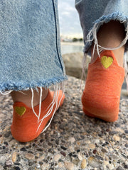 Socket Coeur orange